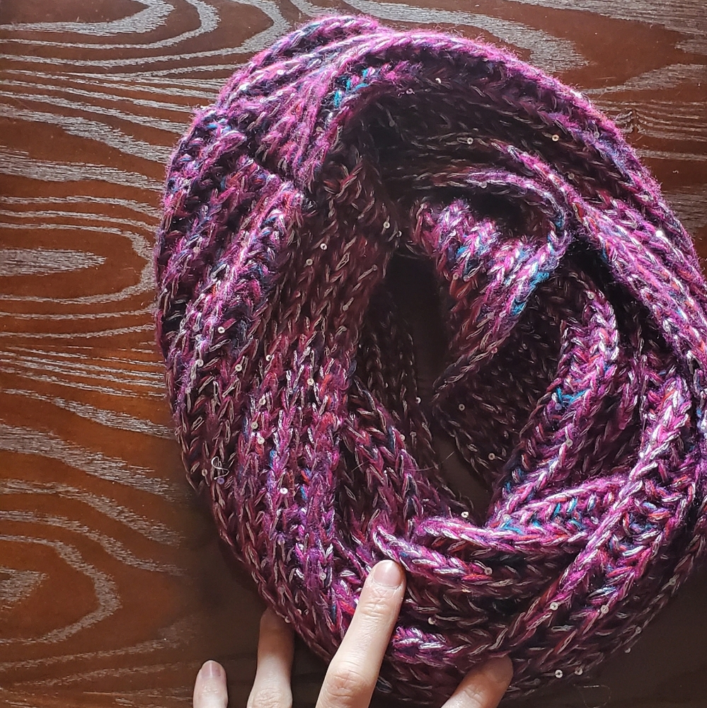 Knitted Circle Scarf